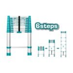 Aluminium Telescopic Ladder – 6 Steps
