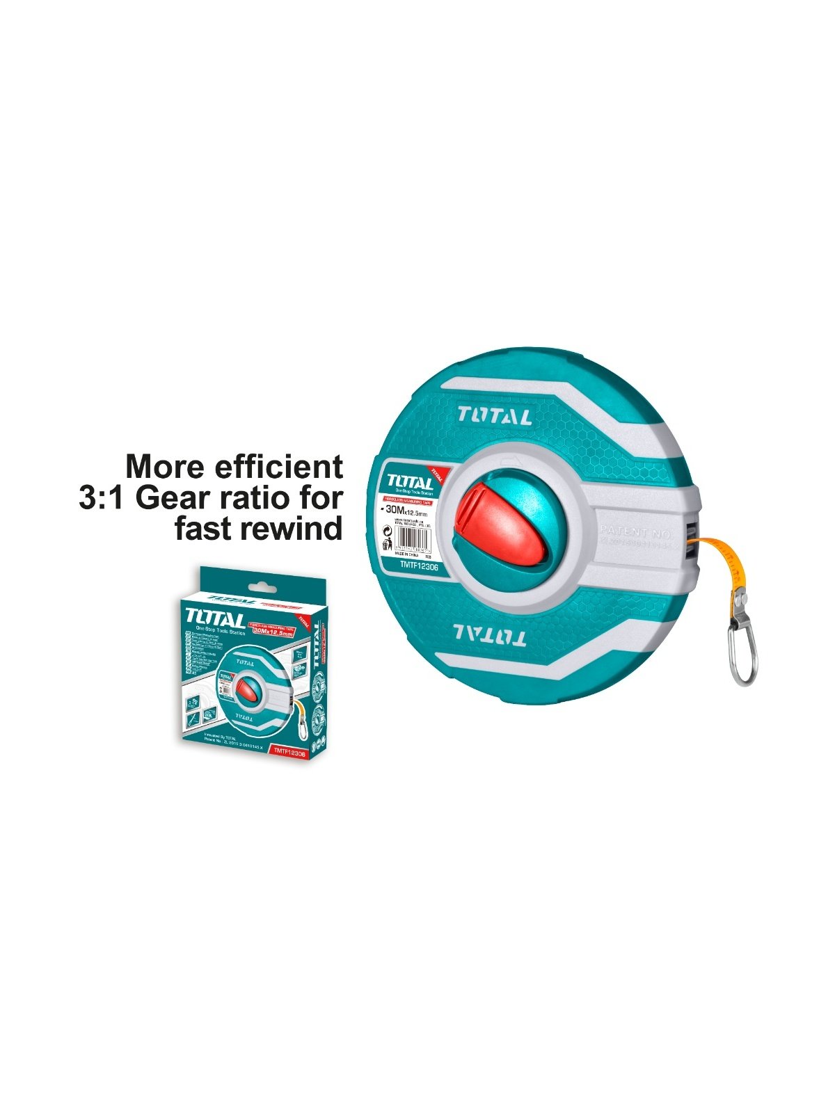 20m x 12.5m Fibreglass Measuring Tape 20m x 12.5m Fibreglass Measuring Tape