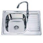 Asahi 630 x 500 x 180mm Stainless Steel Kitchen Sink with Single Bowl & Tray