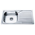 Asahi 860 x 430 x 170mm Stainless Steel Kitchen Sink with Single Bowl & Tray