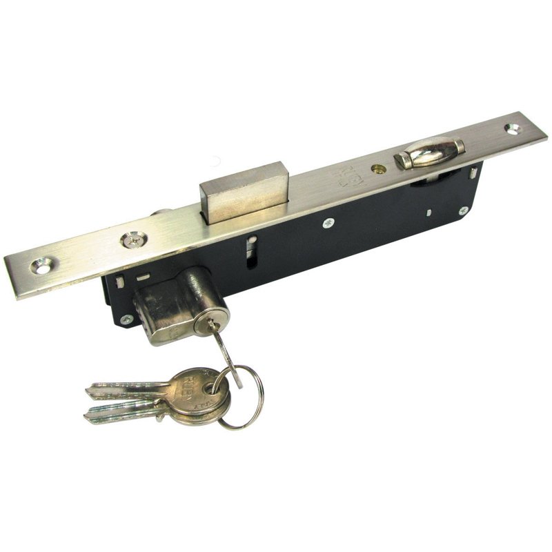 SINGLE TURN, ROLLER Aluminium Door Lock 25MM BACKSET 155-25. Type