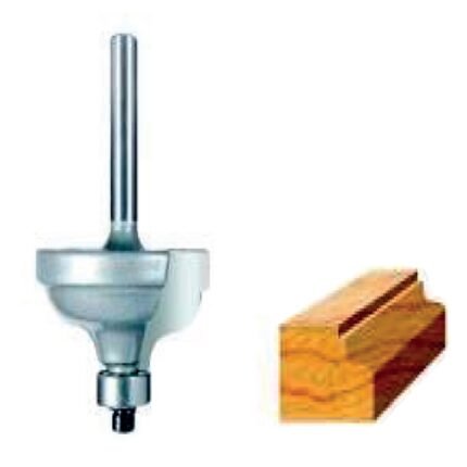 Ogee Fillet Bit With Ball Bearing 35 MM