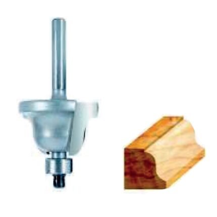 Roman Ogee Bit With Ball Bearing 38.1 MM