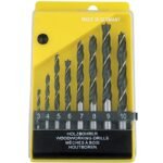 Wood Drill Bit Set YELLOW 3, 4, 5, 6, 7, 8, 9, 10 MM