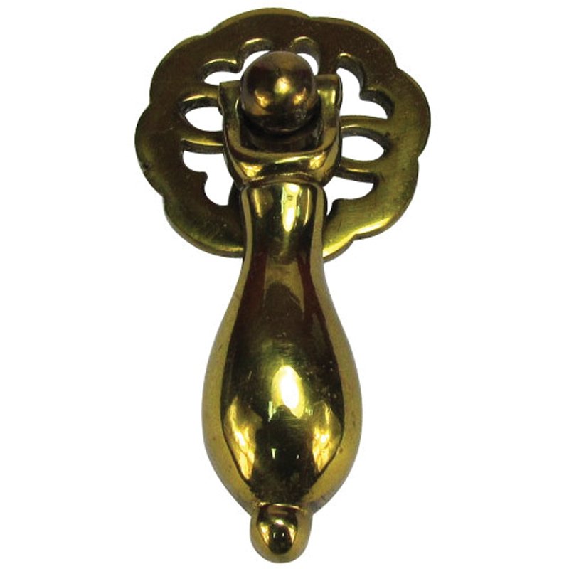 FLOWER DESIGN / BP Brass Drop Handle