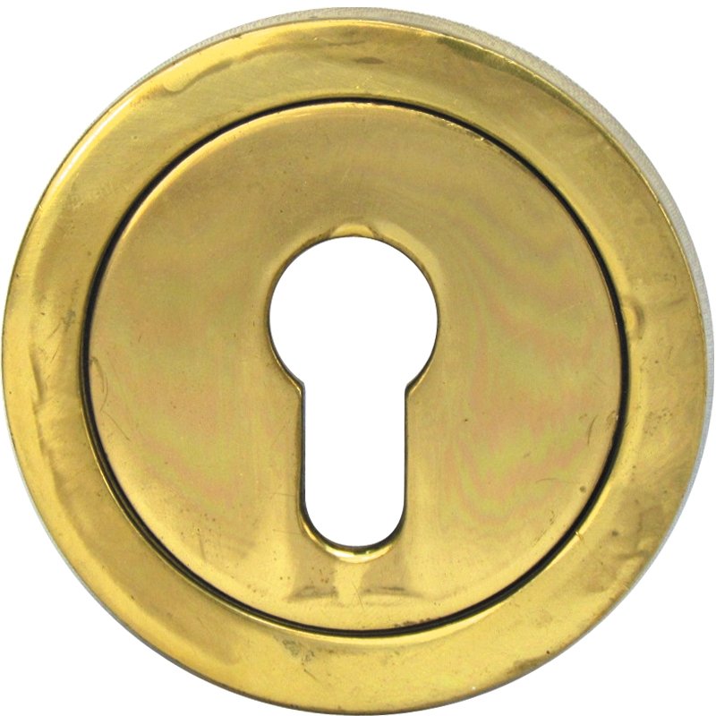 Brass Key Hole. Only Rose (escutcheon)