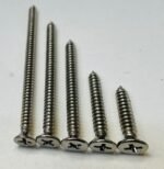 Self Tapping screws csk phillips head Nickel plated