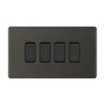 AU308 - 4 Gang 2 Way Switch (3X6)