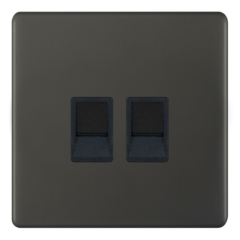 AU4150 - Rj45 2 Gang Socket AU4150 - Rj45 2 Gang Socket - Image 1